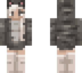 the cat hoodie skin but with opened eyes