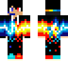 water fire gaming skin