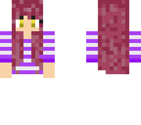 wip maroon hair chick