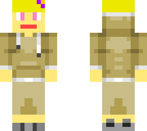 yellow hoodie girl