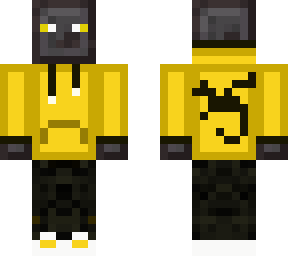 yellow netherite hoodie (update)