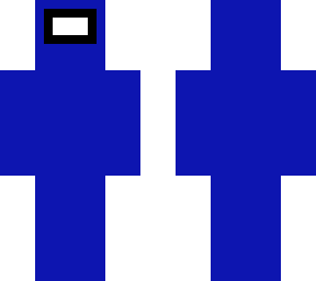 among us blue character