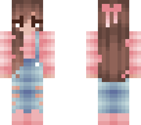 axolotl girl - cutie amphibian in overalls