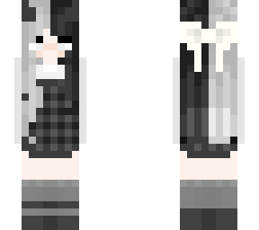 black and gray egirl