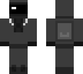 black blocky astronaut