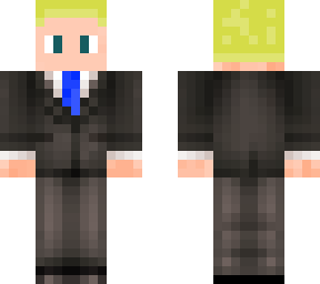 blond man in suit