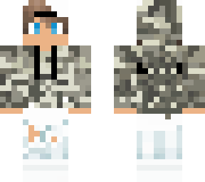 blonde camo hoodie