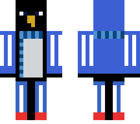 blue adidas penguin