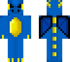 blue dragon with more horns