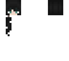 blue eyes black hair