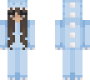 blue girl dinosur