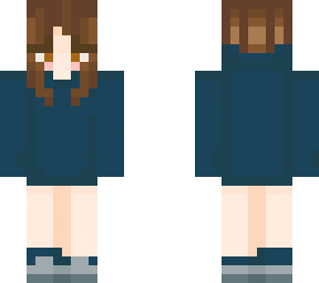 blue hoodie