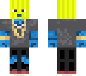 blue ski mask