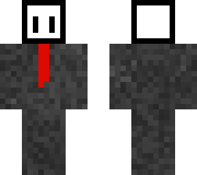 box with a suit