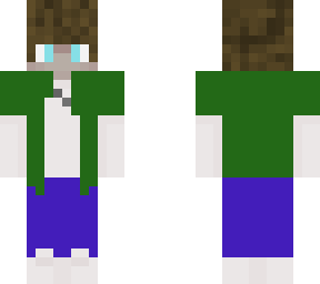 boy in green jacket