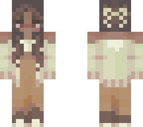 brown girl green outfit
