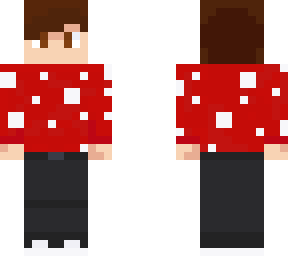 brown hair boy, mushroom sweater, updated