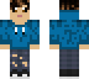 classic blue hoddie boy