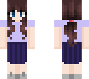 cute blue girl