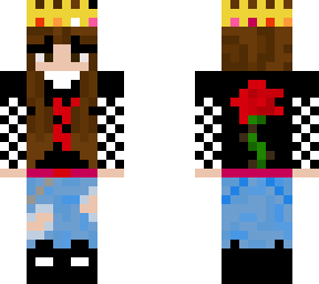 e-girl with ******* crown