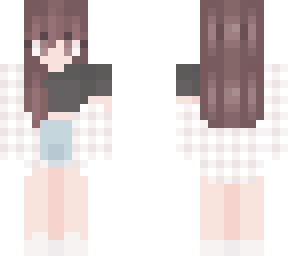 girl in white flannel
