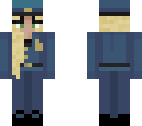 girl police blond hair