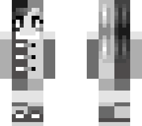 girl white and black