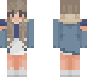 girl with jean jacket