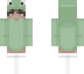 leo in a froge hoodie