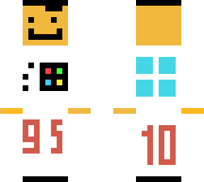 microsoft windows 95  and 10