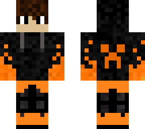 minecraft fire boy skin