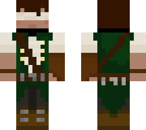 my friend wanted to be a pirate so i made him a pirate skin.