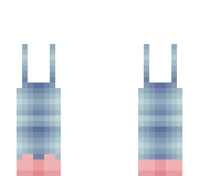 overall base - light blue w/ pink shoes