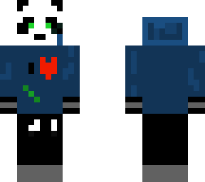 panda in sweat shirt
