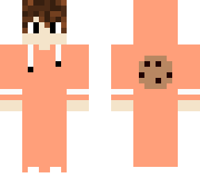 pastel red hoodie - boy - cookie on back