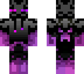pink and purple enderman