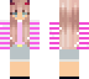 pink and white jacket girl