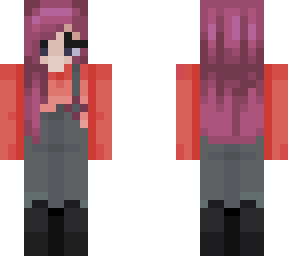 pink haired girl