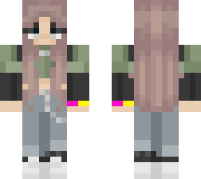 pistachio girl with pans bracelet