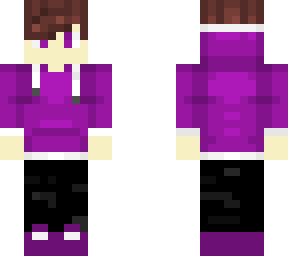 purple hoodie boy