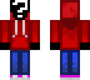 Question mark with hoodie | Minecraft Skin