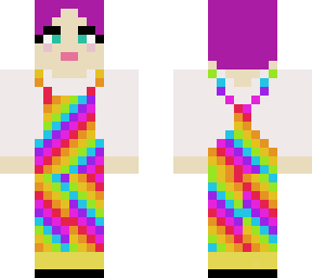 rainbow dungarees