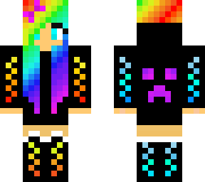 rainbow girl