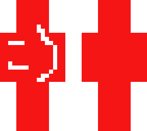 red cool mans smiley skin