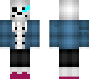 sans with flaming eye