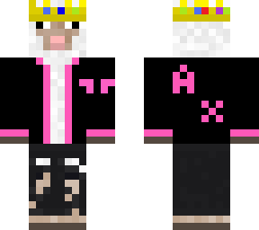 sheep with jacket and crown