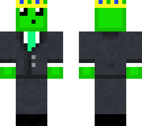 slime with suit and crown