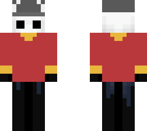 the knight with my yellow sweater and my cap