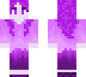 violet girl w/ headphones