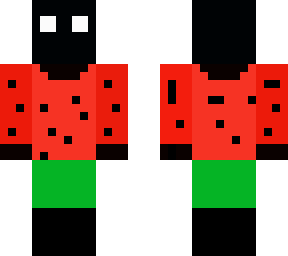 watermelon black ghost white eyes
